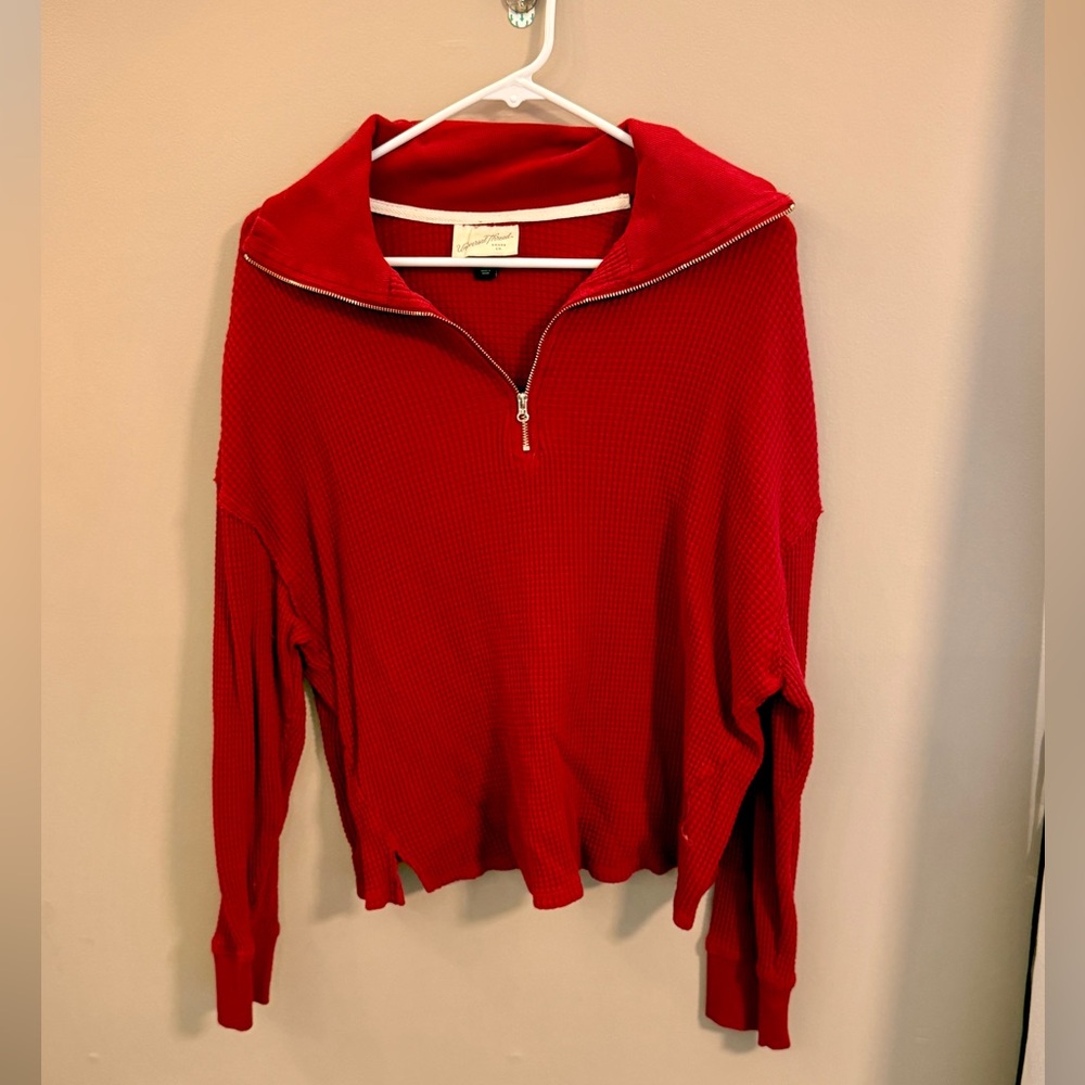 Universal Thread Red Cowl Neck Sweater